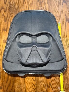 Disney Store Darth Vader Rolling Luggage Light Up Wheels Star Wars used
